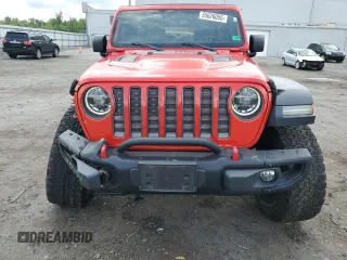2018 Jeep Wrangler Unlimited Rubicon z VIN 1C4HJXFN3JW279812, wystawiony jako Copart lot #55626055 z przebiegiem 53 115 mil mil oraz Szkoda całkowita • Salvage title. Historia ofert i sprzedaży dostępna na DreamBid. Obrazek 5.