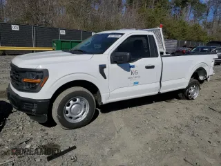 2024 Ford F-150 XL z VIN 1FTMF1KP7RKE55980, wystawiony jako Copart lot #50776895 z przebiegiem 11 050 mil mil oraz Szkoda całkowita • Salvage title. Historia ofert i sprzedaży dostępna na DreamBid. Obrazek 1.