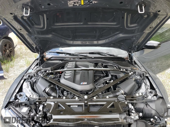 2025 BMW M4 Competition with VIN WBS23HK09SCS65814, listed as a Copart auction lot 70641714 with 2,701 mi miles and Salvage Title. Bid and sale history available at carsss.com. Image 11.