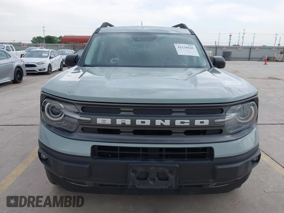 2021 Ford Bronco Sport Big Bend with VIN 3FMCR9B67MRB26172, listed as a IAAI auction lot 42118641 with 79,077 mi miles and . Bid and sale history available at DreamBid. Image 12.