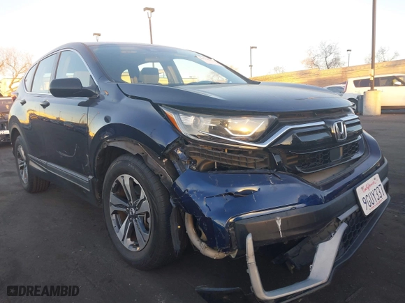 2020 Honda CR-V LX with VIN 5J6RW1H20LA013616, listed as a IAAI auction lot 41356432 with 104,164 mi miles. Bid and sale history available at carsss.com. Image 6.