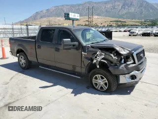 2007 Ford F-150 XLT with VIN 1FTPW14V87KC81567, listed as a Copart auction lot 61583215 with 196,855 mi miles and Salvage title. Bid and sale history available at DreamBid. Image 4.