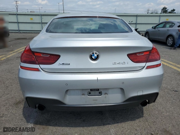 2015 BMW 6 Series 640i xDrive with VIN WBA6B8C53FD453229, listed as a Copart auction lot 60371214 with 116,624 mi miles and Salvage Title. Bid and sale history available at carsss.com. Image 6.