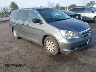 2007 Honda Odyssey LX with VIN 5FNRL38287B079094, listed as a IAAI auction lot 41450762 with 150,272 mi miles. Bid and sale history available at carsss.com. Image 1.