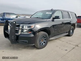 2018 Chevrolet Tahoe Commercial with VIN 1GNLCDEC9JR253143, listed as a Copart auction lot 47688605 with 140,944 mi miles and Clean Title. Bid and sale history available at carsss.com. Image 1.