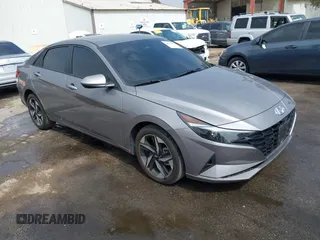 2023 Hyundai Elantra SEL with VIN KMHLS4AGXPU603059, listed as a IAAI auction lot 42025045 with 28,040 mi miles and . Bid and sale history available at DreamBid. Image 1.
