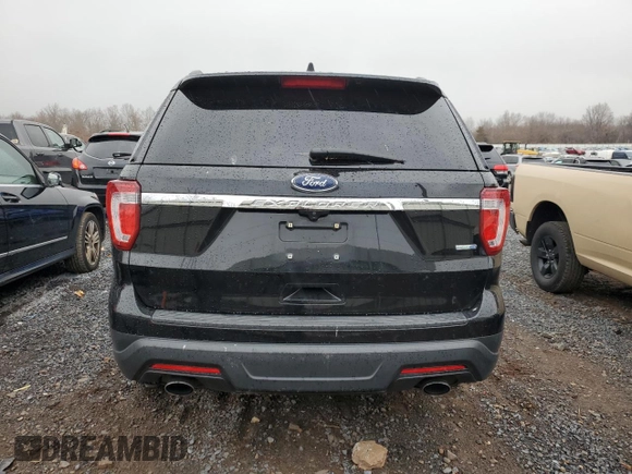 2018 Ford Explorer with VIN 1FM5K8BHXJGA75665, listed as a Copart auction lot 83337494 with 89,023 mi miles and Salvage title. Bid and sale history available at DreamBid. Image 6.