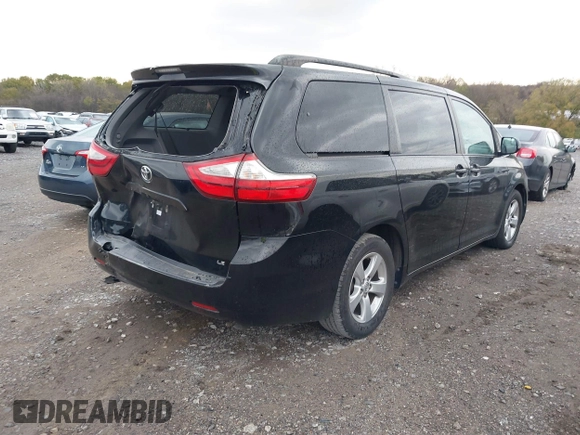 2017 Toyota Sienna LE Auto Access Seat with VIN 5TDKZ3DC4HS801298, listed as a IAAI auction lot 40805212 with 133,991 mi miles. Bid and sale history available at carsss.com. Image 4.
