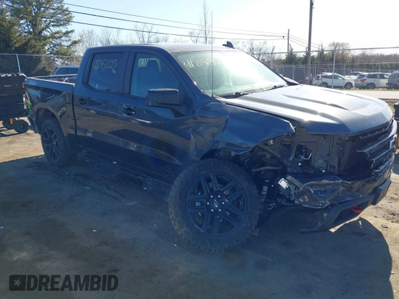 2021 Chevrolet Silverado 1500 LT Trail Boss with VIN 1GCPYFED4MZ349105, listed as a IAAI auction lot 41845023 with 97,012 mi miles and . Bid and sale history available at DreamBid. Image 1.
