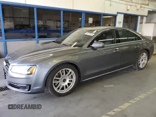 2015 Audi A8 with VIN WAUJGAFD3FN016587, listed as a Copart auction lot 60778904 with 116,818 mi miles and Clean title. Bid and sale history available at DreamBid. Image 1.