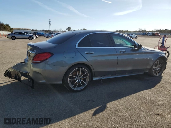 2020 Mercedes-Benz C 43 AMG with VIN W1KWF6EB5LR570524, listed as a Copart auction lot 48474575 with 65,488 mi miles and Salvage Title. Bid and sale history available at carsss.com. Image 3.