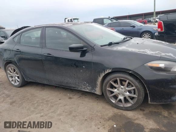 2013 Dodge Dart SXT with VIN 1C3CDFBA5DD107641, listed as a IAAI auction lot 41374161 with 163,847 mi miles. Bid and sale history available at carsss.com. Image 13.