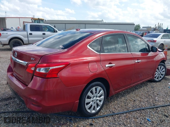 2016 Nissan Sentra SV with VIN 3N1AB7AP0GL653916, listed as a IAAI auction lot 41942925 with 198,632 mi miles and . Bid and sale history available at DreamBid. Image 4.