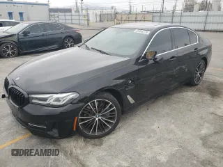 2022 BMW 5 Series 530e with VIN WBA13AG00NCK20233, listed as a Copart auction lot 53484275 with 49,994 mi miles and Salvage title. Bid and sale history available at DreamBid. Image 1.