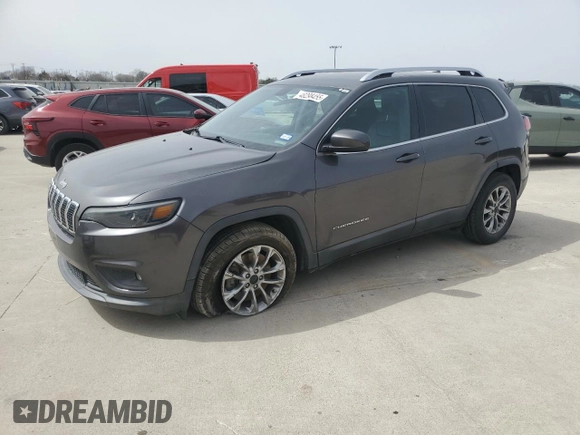 2019 Jeep Cherokee Latitude Plus with VIN 1C4PJLLB5KD202922, listed as a Copart auction lot 48298455 with 125,475 mi miles and Clean Title. Bid and sale history available at carsss.com. Image 1.