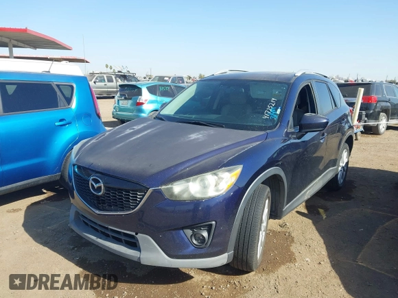 2014 Mazda CX-5 Grand Touring with VIN JM3KE2DY2E0349343, listed as a IAAI auction lot 41725214 with 271,094 mi miles. Bid and sale history available at carsss.com. Image 2.