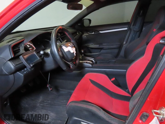2020 Honda Civic Si with VIN 2HGFC1E51LH702308, listed as a Copart auction lot 55346075 with 90,465 mi miles and Salvage Title. Bid and sale history available at DreamBid. Image 9.