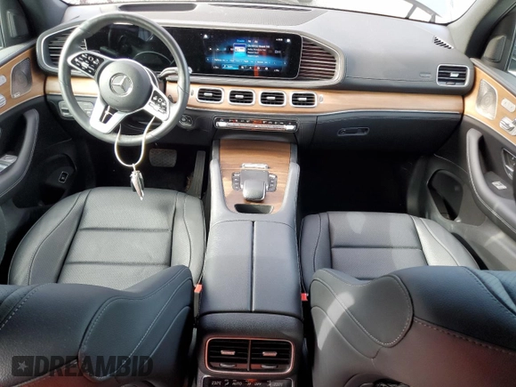 2021 Mercedes-Benz GLE 450 with VIN 4JGFB5KB8MA561316, listed as a Copart auction lot 57608035 with Not provided miles and Salvage title. Bid and sale history available at DreamBid. Image 8.