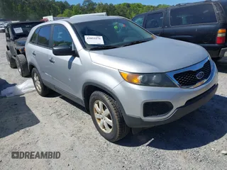 2011 Kia Sorento LX with VIN 5XYKT3A16BG022655, listed as a IAAI auction lot 42053276 with 140,270 mi miles and . Bid and sale history available at DreamBid. Image 1.
