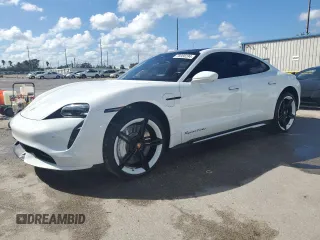 2021 Porsche Taycan Turbo z VIN WP0AC2Y14MSA63376, wystawiony jako Copart lot #76980294 z przebiegiem 31 621 mil mil oraz Nie do naprawy • Non repairable. Historia ofert i sprzedaży dostępna na DreamBid. Obrazek 1.
