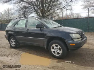 1999 Lexus RX 300 Luxury SUV with VIN JT6HF10U0X0070917, listed as a Copart auction lot 51747785 with 197,757 mi miles and Salvage Title. Bid and sale history available at carsss.com. Image 4.