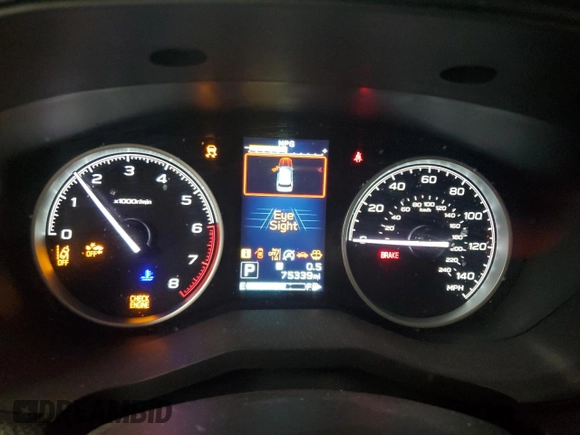 2022 Subaru Forester Limited with VIN JF2SKANC9NH473319, listed as a Copart auction lot 62348475 with 75,339 mi miles and Clean title. Bid and sale history available at DreamBid. Image 9.