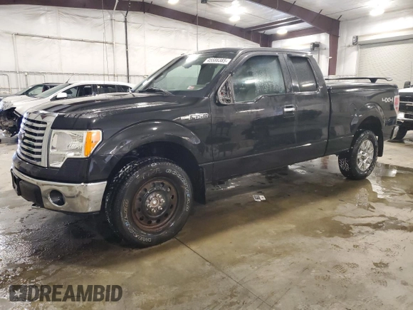 2010 Ford F-150 XL with VIN 1FTEX1E83AFA35877, listed as a Copart auction lot 45586385 with 105,622 mi miles and Salvage title. Bid and sale history available at DreamBid. Image 1.