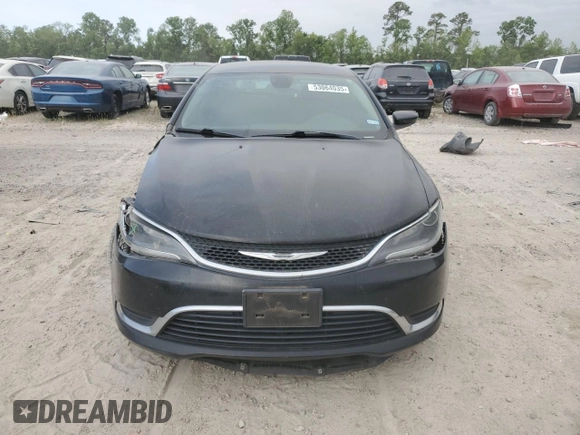 2015 Chrysler 200 Limited with VIN 1C3CCCABXFN746865, listed as a Copart auction lot 53064035 with 210,918 mi miles and Salvage Title. Bid and sale history available at DreamBid. Image 5.