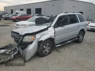 2008 Honda Pilot EX-L z VIN 5FNYF28538B027834, wystawiony jako Copart lot #55335054 z przebiegiem Nie podano mil oraz Szkoda całkowita • Salvage title. Historia ofert i sprzedaży dostępna na DreamBid. Obrazek 1.