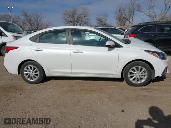 2022 Hyundai Accent SE with VIN 3KPC24A60NE190169, listed as a IAAI auction lot 41521911 with 22,089 mi miles and . Bid and sale history available at carsss.com. Image 14.