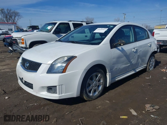 2010 Nissan Sentra S with VIN 3N1AB6AP2AL720128, listed as a IAAI auction lot 41694947 with 105,658 mi miles and . Bid and sale history available at DreamBid. Image 18.