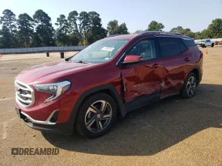 2018 GMC Terrain SLT Diesel with VIN 3GKALREU0JL298571, listed as a Copart auction lot 74898954 with 144,031 mi miles and Salvage Title. Bid and sale history available at DreamBid. Image 1.