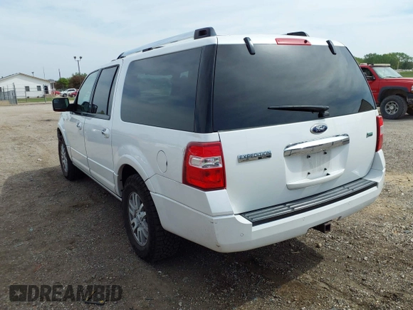 2014 Ford Expedition EL Limited with VIN 1FMJK1K57EEF33644, listed as a IAAI auction lot 42145706 with 158,631 mi miles. Bid and sale history available at carsss.com. Image 3.