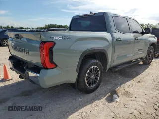2023 Toyota Tundra 2WD SR5 with VIN 5TFLA5AB6PX024909, listed as a Copart auction lot 69022264 with 23,334 mi miles and Salvage Title. Bid and sale history available at carsss.com. Image 3.