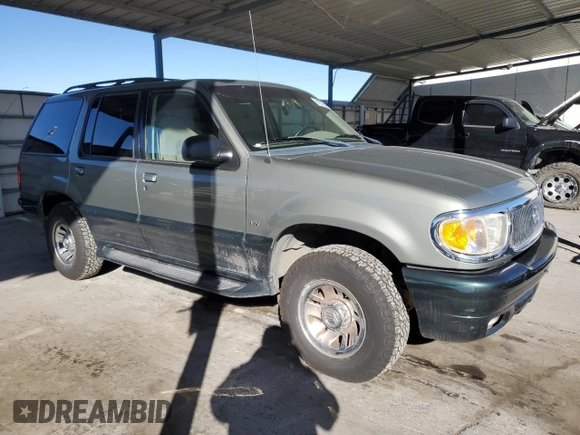 1999 Mercury Mountaineer z VIN 4M2ZU55P0XUJ06301, wystawiony jako Copart lot #81357924 z przebiegiem 181 750 mil mil oraz Szkody całkowita. Historia ofert i sprzedaży dostępna na DreamBid. Obrazek 4.
