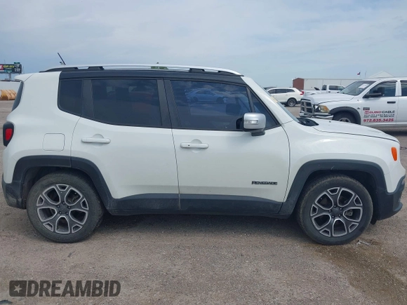 2017 Jeep Renegade Limited with VIN ZACCJADB6HPE93491, listed as a IAAI auction lot 42155903 with 149,115 mi miles and . Bid and sale history available at DreamBid. Image 13.