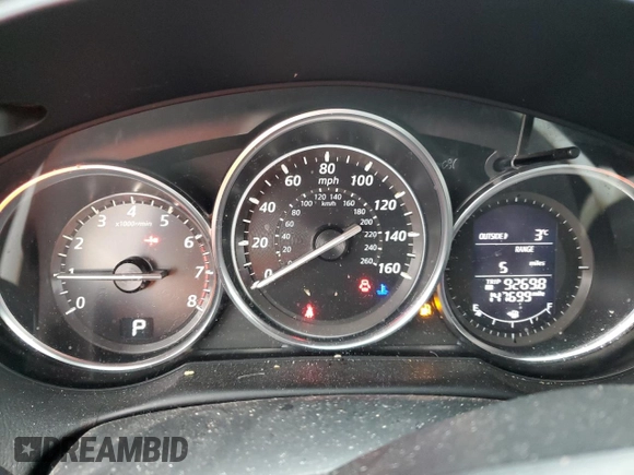 2015 Mazda CX-5 Sport with VIN JM3KE4BY6F0485829, listed as a Copart auction lot 44471265 with 147,699 mi miles and Salvage Title. Bid and sale history available at carsss.com. Image 9.