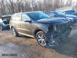2015 Dodge Durango Citadel with VIN 1C4RDJEG6FC786658, listed as a IAAI auction lot 41352473 with 170,105 mi miles. Bid and sale history available at carsss.com. Image 1.