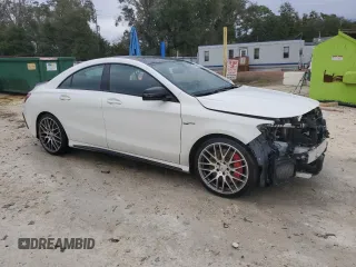 2018 Mercedes-Benz CLA with VIN WDDSJ5CB7JN618278, listed as a Copart auction lot 88866695 with 45,312 mi miles and Salvage Title. Bid and sale history available at carsss.com. Image 4.