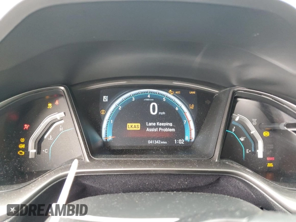 2020 Honda Civic EX-L z VIN SHHFK7H82LU404364, wystawiony jako Copart lot #58619175 z przebiegiem 41 342 mil mil oraz Szkoda całkowita • Salvage title. Historia ofert i sprzedaży dostępna na DreamBid. Obrazek 9.