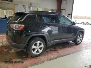 2018 Jeep Compass Latitude with VIN 3C4NJDBB1JT138725, listed as a Copart auction lot 54827685 with 87,526 mi miles and Salvage title. Bid and sale history available at DreamBid. Image 3.