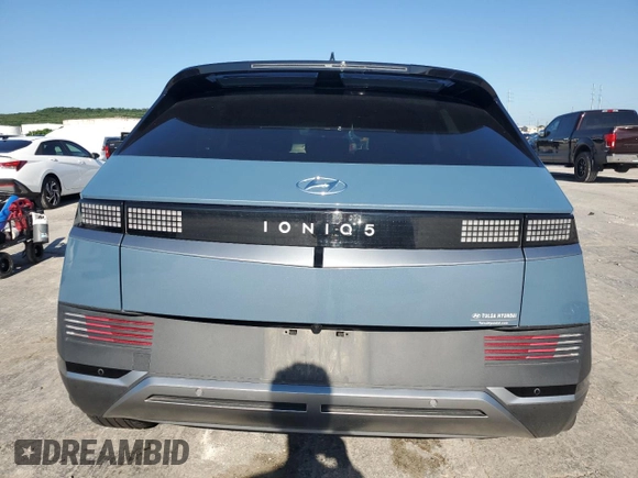 2024 Hyundai Ioniq 5 SEL with VIN KM8KN4DE3RU270784, listed as a Copart auction lot 57637565 with 12,557 mi miles and Salvage title. Bid and sale history available at DreamBid. Image 6.