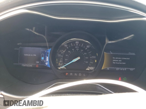 2016 Ford Fusion SE Hybrid with VIN 3FA6P0LU0GR342892, listed as a Copart auction lot 58869045 with 75,979 mi miles and Salvage title. Bid and sale history available at DreamBid. Image 9.