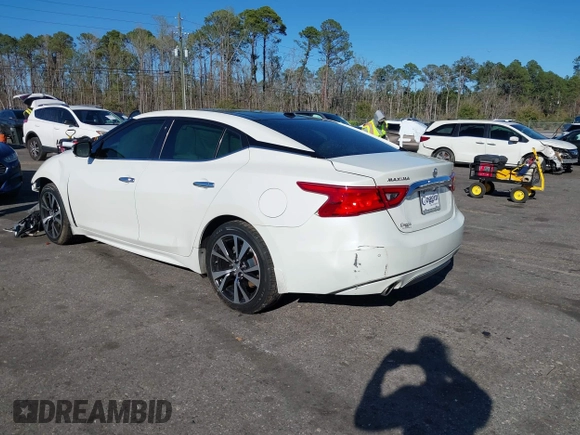 2018 Nissan Maxima S with VIN 1N4AA6AP8JC365273, listed as a IAAI auction lot 41749857 with 84,150 mi miles and . Bid and sale history available at DreamBid. Image 3.