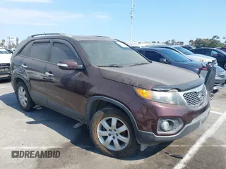 2013 Kia Sorento LX with VIN 5XYKT4A63DG391204, listed as a IAAI auction lot 42772716 with 84,793 mi miles and . Bid and sale history available at DreamBid. Image 1.