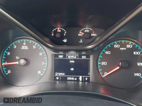 2021 Chevrolet Colorado 4WD Work Truck with VIN 1GCGTBEN5M1146688, listed as a IAAI auction lot 41795648 with 20,549 mi miles and . Bid and sale history available at DreamBid. Image 7.