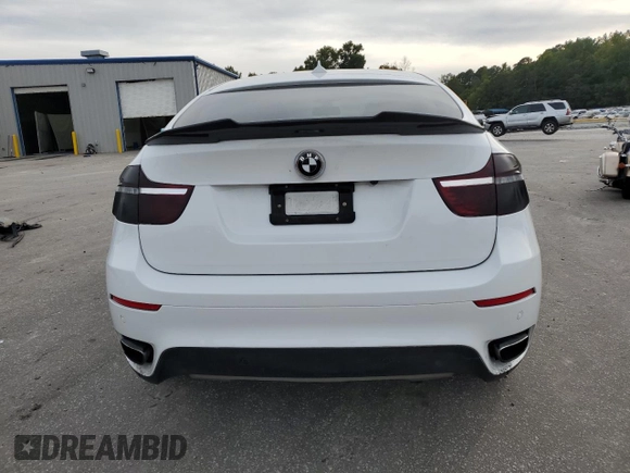 2011 BMW X6 50i with VIN 5UXFG8C51BLZ96811, listed as a Copart auction lot 75038764 with 0 mi miles and Salvage Title. Bid and sale history available at carsss.com. Image 6.