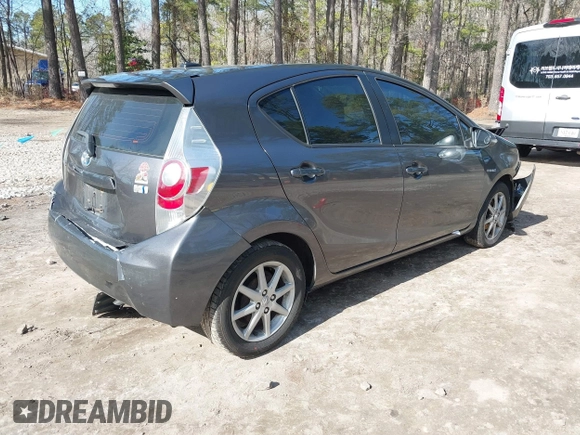 2013 Toyota Prius One with VIN JTDKDTB36D1046910, listed as a IAAI auction lot 41602468 with 194,828 mi miles and . Bid and sale history available at carsss.com. Image 4.