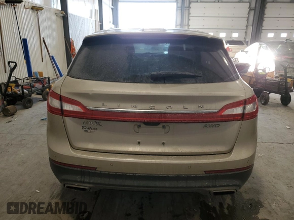2017 Lincoln MKX Select with VIN 2LMPJ8KR7HBL41248, listed as a Copart auction lot 45666975 with 67,573 mi miles and Salvage Title. Bid and sale history available at carsss.com. Image 6.