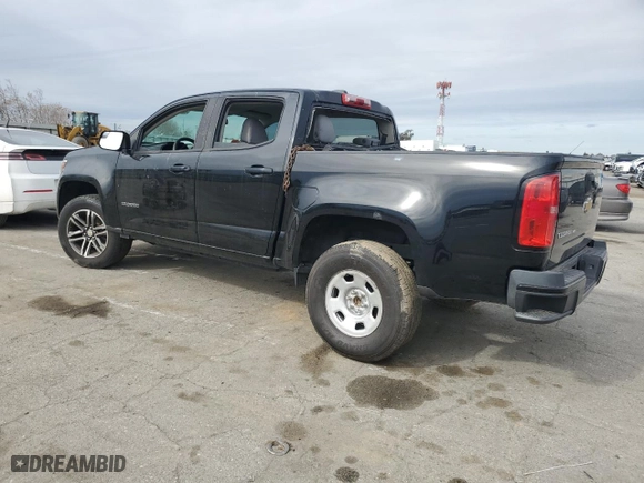 2020 Chevrolet Colorado 2WD Work Truck with VIN 1GCGSBENXL1246335, listed as a Copart auction lot 45099635 with 41,788 mi miles and Salvage Title. Bid and sale history available at carsss.com. Image 2.